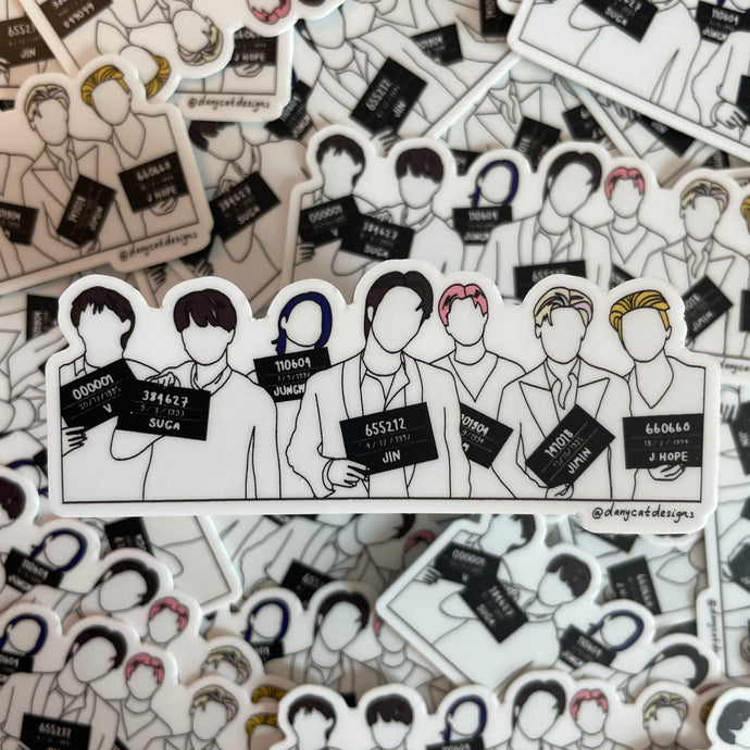 Butter Line Up Sticker